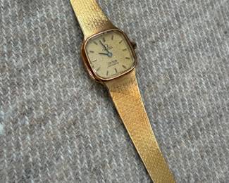Ladies vintage 14kt Omega