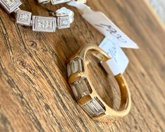Baguette diamond ring