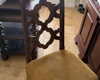 VINTAGE HIGH BACK CHAIR