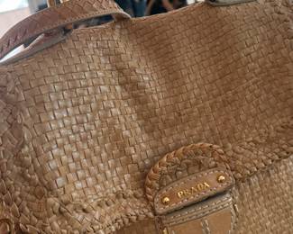 PRADA WOVEN BAG - GORGEOUS & AGAIN LIKE NEW