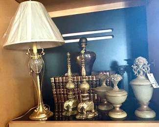 Lamp, Decor, set of Books