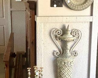 Brass Fireplace Set. Wall Art