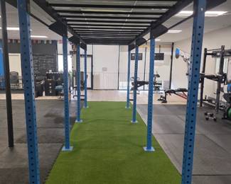 commercial grade monkey bars, training rig -- six sections, each about 4"