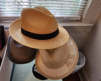 Men's straw hats