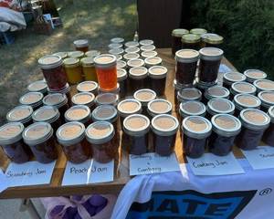 Homemade jams for charity