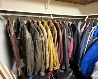Vintage leather jackets, miscellaneous vintage jackets