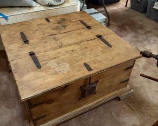 Really cool wood chest
