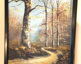 Original oil on canvas wall art