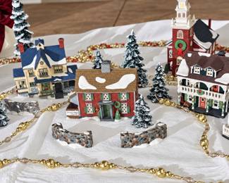 Christmas village houses 