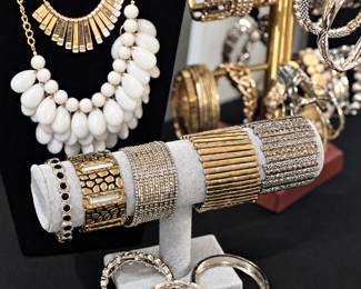 Large selection of costume jewelry 