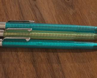 vintage Scripto K780 translucent twist mechanical pencils from the 1970's 