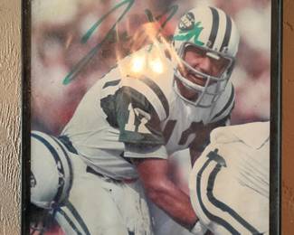 Joe Namath hand signed