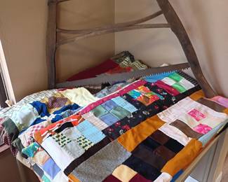 Grandmas hand sewn quilts