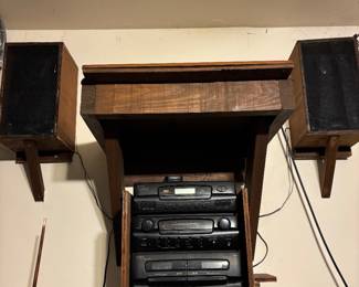 Vintage GPX all-in-one stacked compact stereo system 