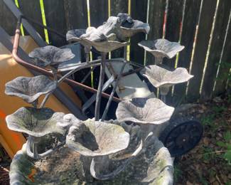 Metal water fall