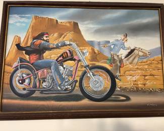 Reproduction of David Mann’s  “Ghost Rider” (Pony Express) 