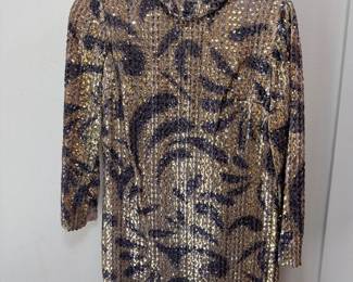 Vintage 60s Sequin Mini Dress