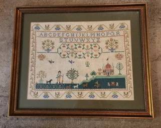 Handstiched sampler