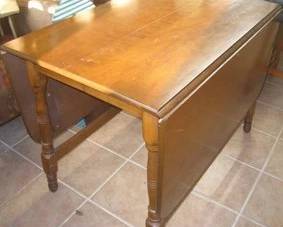 Solid maple table