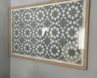 Framed quilt art
