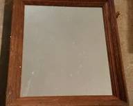Rustic wooden frame Mirror