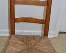 ladderback rocking chair