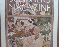 Scribners magazine cover framed