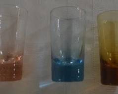 colorful shot glasses