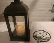 Candle votive holder and decorative hook