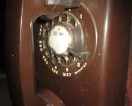 Vintage rotary wall phone