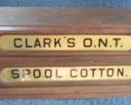 Clark' Over needle thread spool cotton thread holder