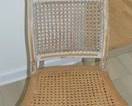 caned seated rocking chair
