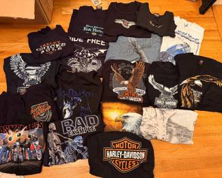 33+ Vintage Harley Davidson, Easy Rider Tees, 90s- early. 2000s