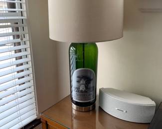 Custom Silver Oak Lamp