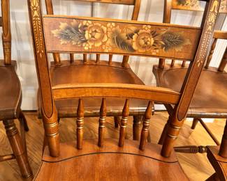 L Hitchcock Harvest Inn Chairs Set of 6