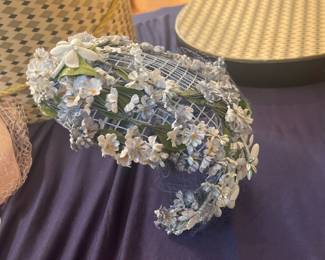 1940’s Floral head piece/ fascinator