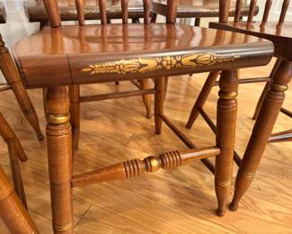 L Hitchcock Harvest Inn Chairs Set of 6