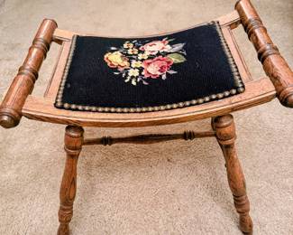 Vintage dressing/sewing stool