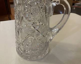 ABP Cut Glass Waterford Crystal Water Pitcher