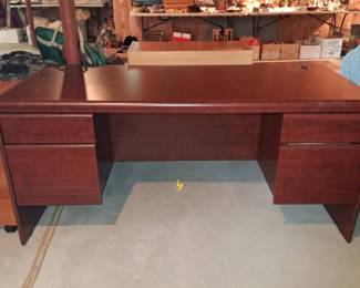 cherry excecutive desk