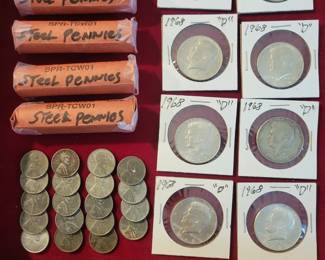 steel penny rolls unsearched