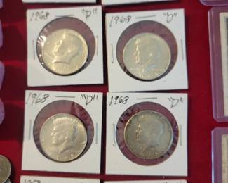 1968 kennedy half dollars