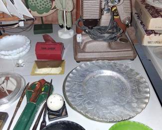 ashtrays and projector