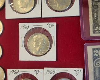 1969 Kennedy half dollars