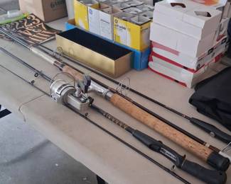 fishing poles