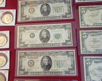twenty dollar notes