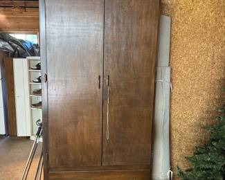 Wood cabinet with drawers  