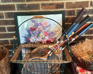 Vintage wooden racquets 
