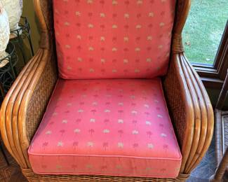 Braxton culler rattan lounge arm chair -2 available 