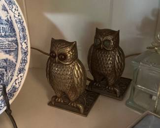 Mcm owl bookends 